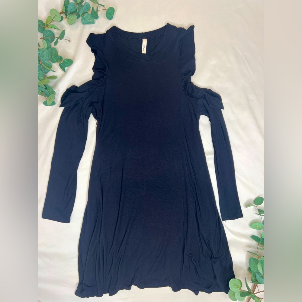 Cold Shoulder Jersey Dress